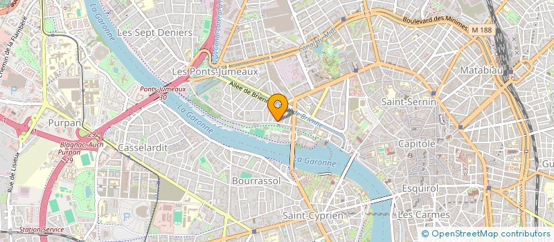 localisation de l'entreprise MONSIEUR LOIC QUAINELLE  TOULOUSE