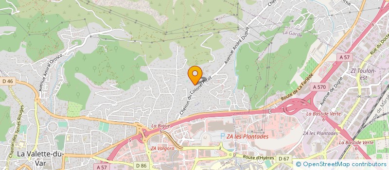localisation de l'entreprise MONSIEUR LOIC QUEINNEC à LA VALETTE-DU-VAR