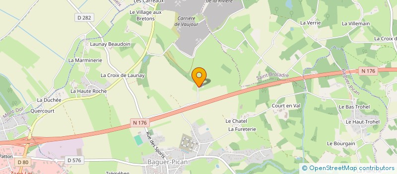 localisation de l'entreprise MONSIEUR LOIC QUEMERAIS  BAGUER-PICAN