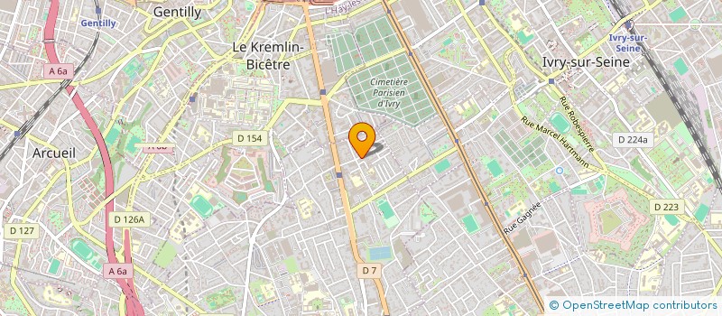 localisation de l'entreprise MONSIEUR LOIC QUENAULT  VILLEJUIF