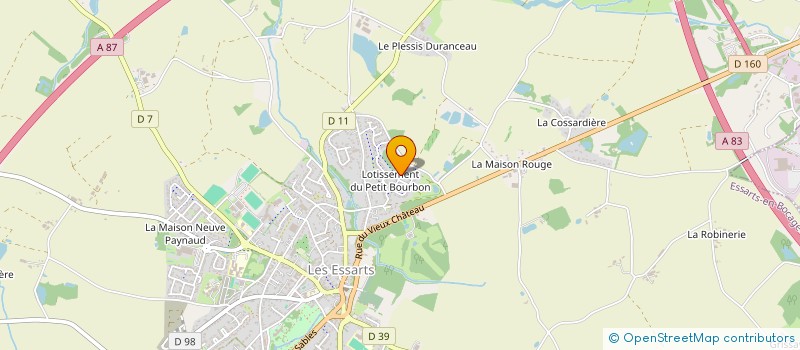 localisation de l'entreprise MONSIEUR LOIC RABILLARD à ESSARTS-EN-BOCAGE