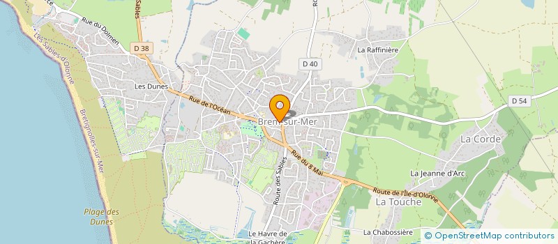 localisation de l'entreprise MONSIEUR LOIC RAFFIN à BREM-SUR-MER