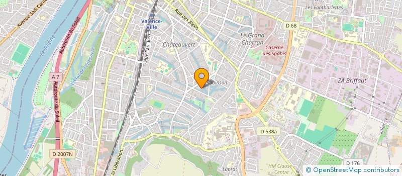 localisation de l'entreprise MONSIEUR LOIC RAMASSAMY VIRASSAMY  VALENCE