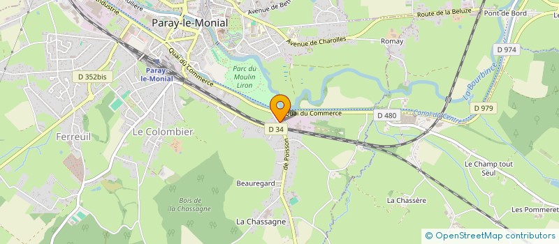 localisation de l'entreprise MONSIEUR LOIC RAMEAU à PARAY-LE-MONIAL