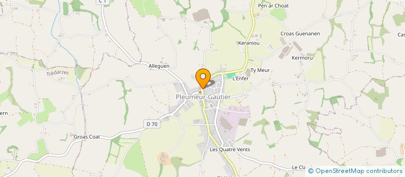 localisation de l'entreprise MONSIEUR LOIC RAOULT  PLEUMEUR-GAUTIER