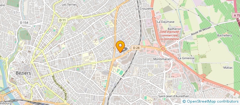 localisation de l'entreprise MONSIEUR LOIC RASCOL BOUTARD  BEZIERS