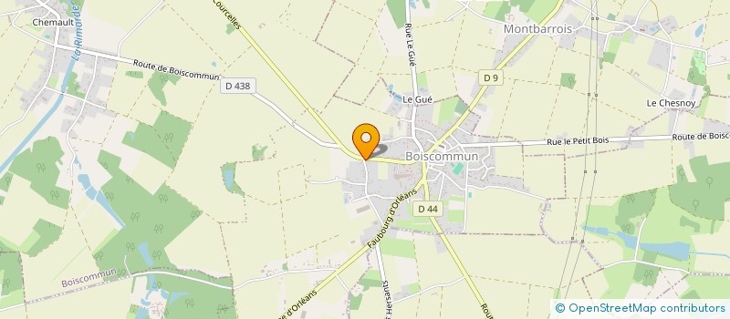 localisation de l'entreprise MONSIEUR LOIC RAVARD à BOISCOMMUN