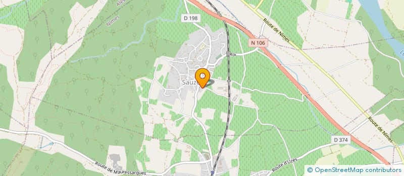 localisation de l'entreprise MONSIEUR LOIC REBUFFAT  SAUZET