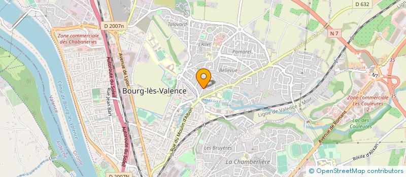 localisation de l'entreprise MONSIEUR LOIC REDON à BOURG-LES-VALENCE