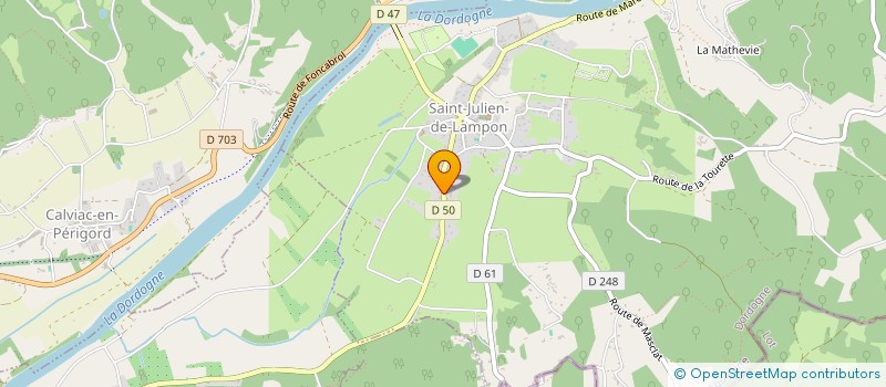 localisation de l'entreprise MONSIEUR LOIC REGNIER à SAINT-JULIEN-DE-LAMPON