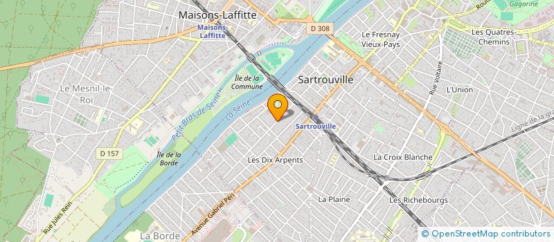 localisation de l'entreprise MONSIEUR LOIC REPERANT à SARTROUVILLE