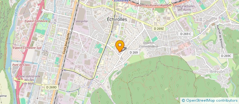 localisation de l'entreprise MONSIEUR LOIC RETTUGA à ECHIROLLES