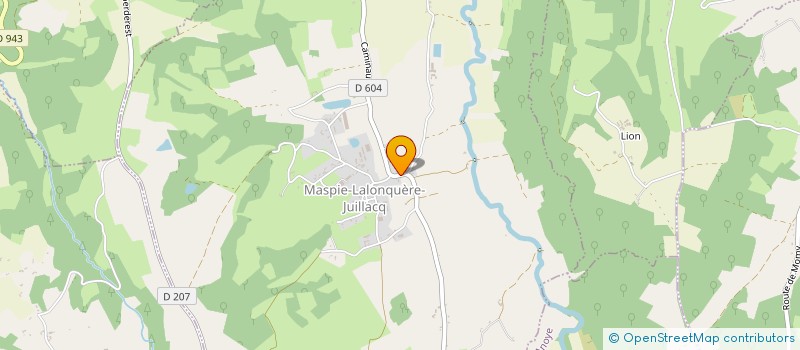 localisation de l'entreprise MONSIEUR LOIC REY  MASPIE-LALONQUERE-JUILLACQ