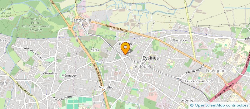 localisation de l'entreprise MONSIEUR LOIC RIBAL à EYSINES