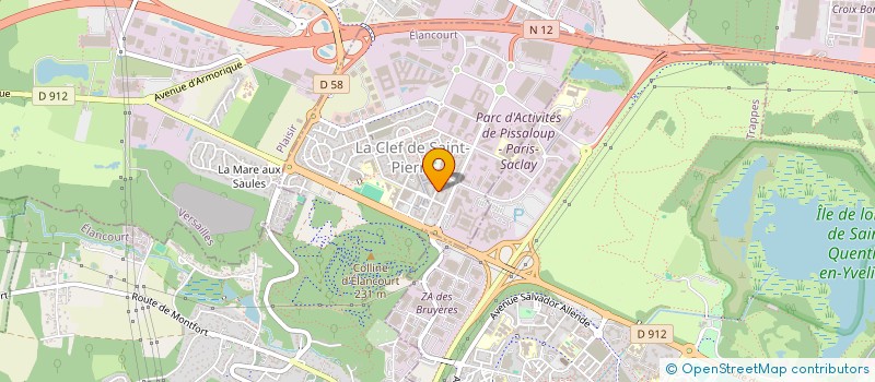 localisation de l'entreprise MONSIEUR LOIC RIBOT  ELANCOURT