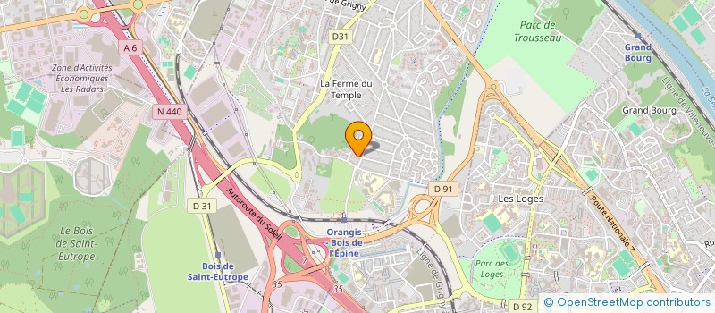 localisation de l'entreprise MONSIEUR LOIC RIBOULET  RIS-ORANGIS