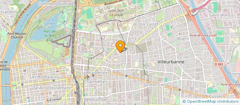 localisation de l'entreprise MONSIEUR LOIC RICHARD  VILLEURBANNE