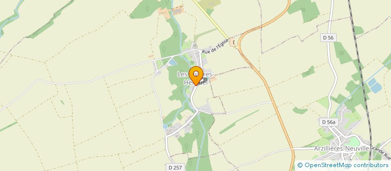 localisation de l'entreprise MONSIEUR LOIC RICHE  LES RIVIERES-HENRUEL