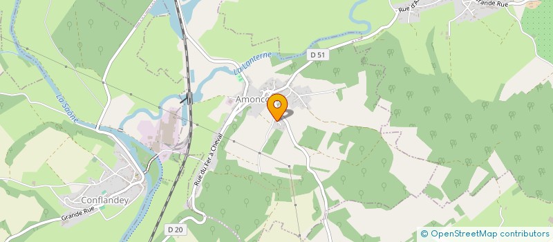 localisation de l'entreprise MONSIEUR LOIC RICHER  AMONCOURT