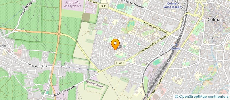 localisation de l'entreprise MONSIEUR LOIC RICHTER  COLMAR