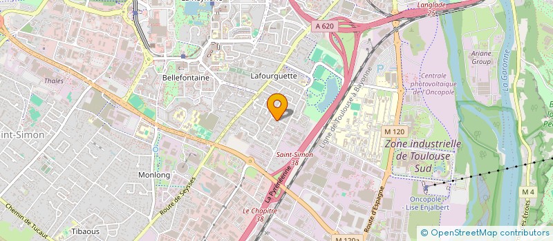 localisation de l'entreprise MONSIEUR LOIC RIEUVERGNET  TOULOUSE