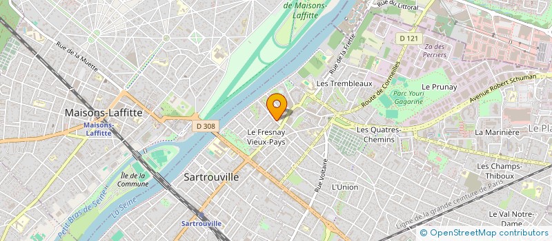 localisation de l'entreprise MONSIEUR LOIC RIFFAULT à SARTROUVILLE