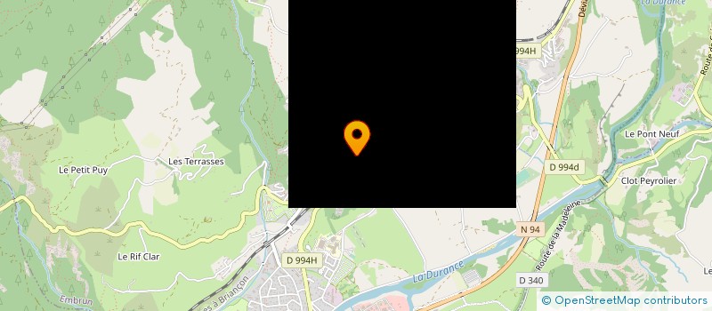 localisation de l'entreprise MONSIEUR LOIC RIOU à EMBRUN