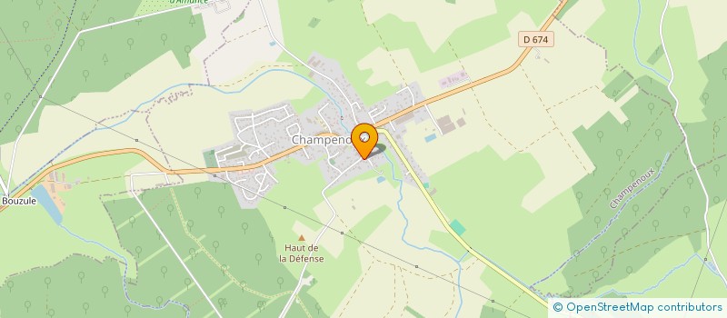 localisation de l'entreprise MONSIEUR LOIC ROBERT  CHAMPENOUX