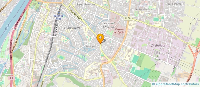 localisation de l'entreprise MONSIEUR LOIC ROBIN  VALENCE