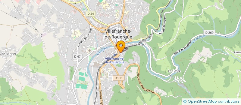 localisation de l'entreprise MONSIEUR LOIC ROJO  VILLEFRANCHE-DE-ROUERGUE