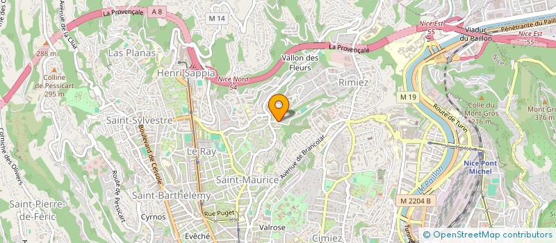 localisation de l'entreprise MONSIEUR LOIC ROMERO à NICE