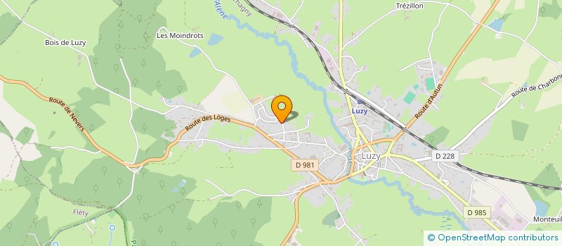 localisation de l'entreprise MONSIEUR LOIC RONJON  LUZY