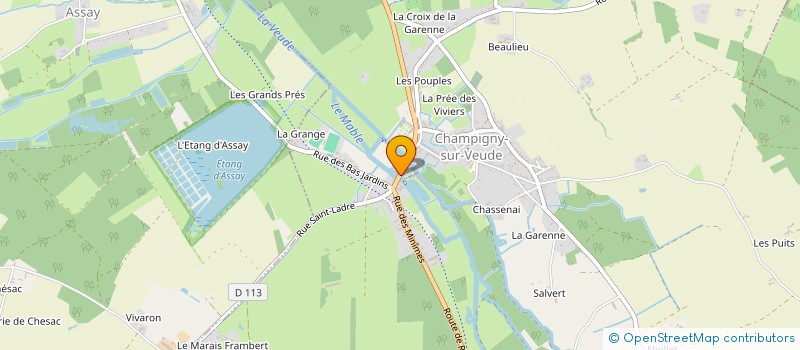 localisation de l'entreprise MONSIEUR LOIC ROUET à CHAMPIGNY-SUR-VEUDE