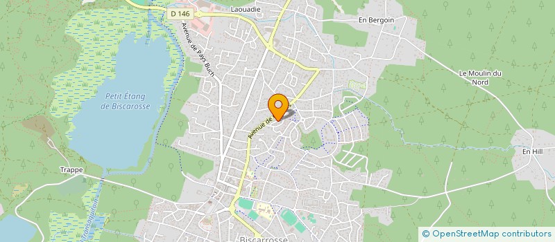 localisation de l'entreprise MONSIEUR LOIC ROUKAVITZINE  BISCARROSSE