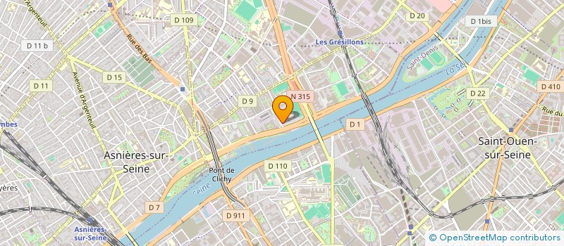 localisation de l'entreprise MONSIEUR LOIC ROUSSEAU-COLOMBA  ASNIERES-SUR-SEINE