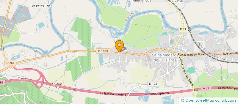 localisation de l'entreprise MONSIEUR LOIC ROUSSEL  SAINT-MEDARD-DE-GUIZIERES