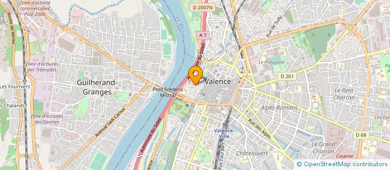 localisation de l'entreprise MONSIEUR LOIC ROUSSET à VALENCE
