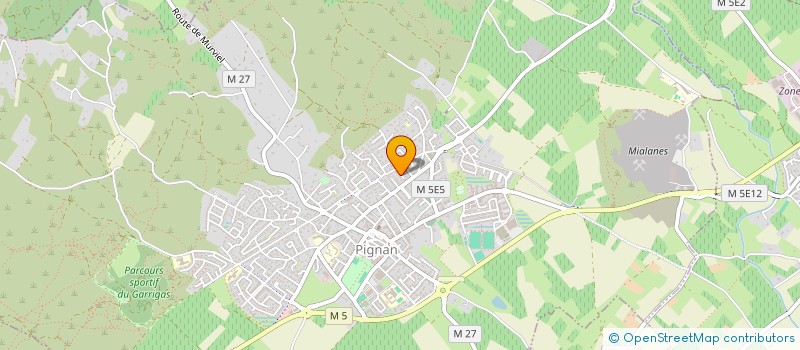 localisation de l'entreprise MONSIEUR LOIC ROUVEIROL à PIGNAN