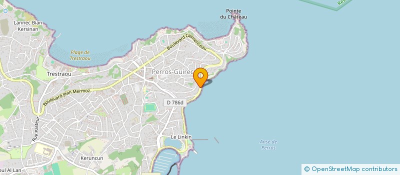 localisation de l'entreprise MONSIEUR LOIC ROUX  PERROS-GUIREC