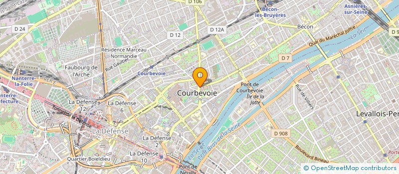 localisation de l'entreprise MONSIEUR LOIC ROVER à COURBEVOIE