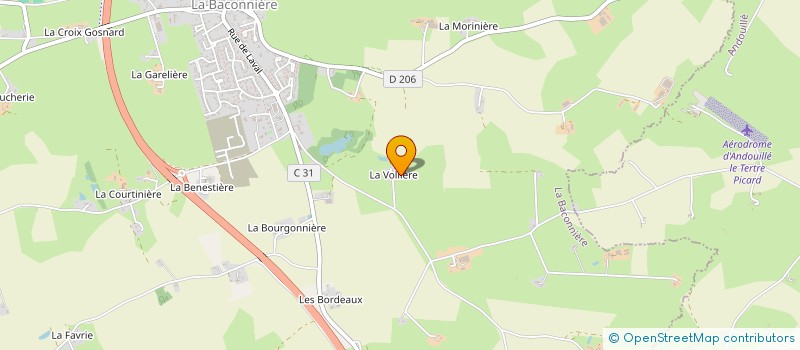 localisation de l'entreprise MONSIEUR LOIC RUAULT à LA BACONNIERE