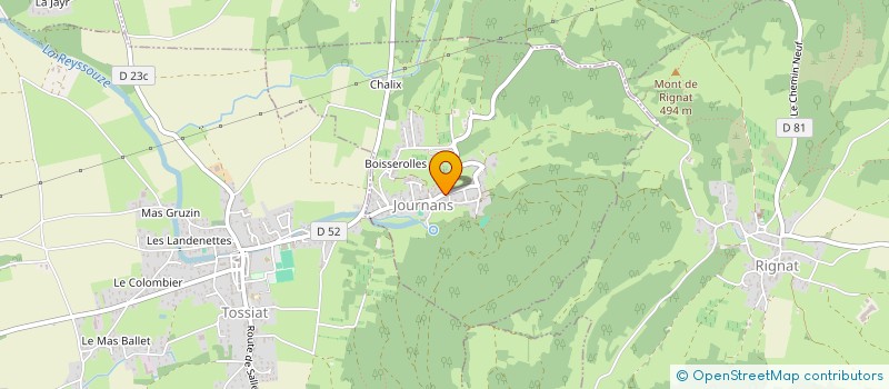 localisation de l'entreprise MONSIEUR LOIC RUDE  JOURNANS