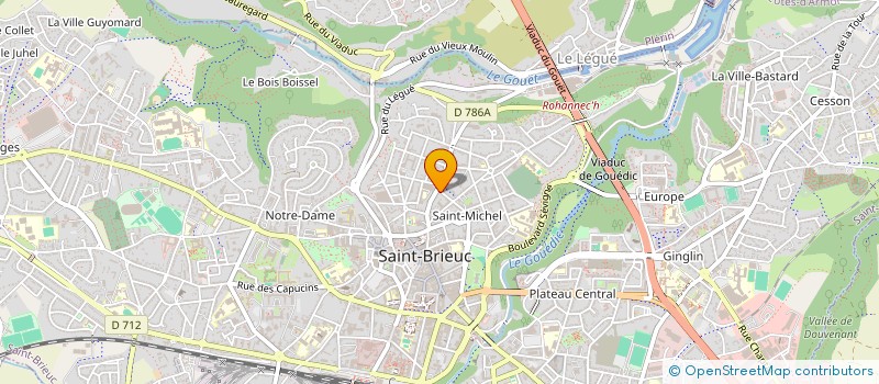 localisation de l'entreprise MONSIEUR LOIC RUELLO à SAINT-BRIEUC