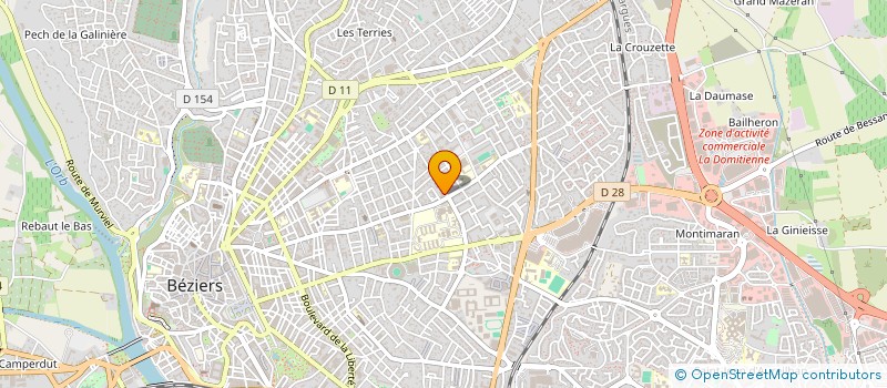 localisation de l'entreprise MONSIEUR LOIC SABADIE à BEZIERS