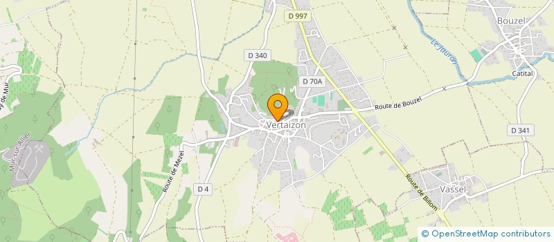 localisation de l'entreprise MONSIEUR LOIC SAINT-JOANIS  VERTAIZON