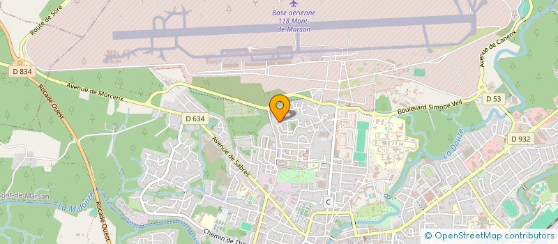 localisation de l'entreprise MONSIEUR LOIC SAINTE-MARIE  MONT-DE-MARSAN