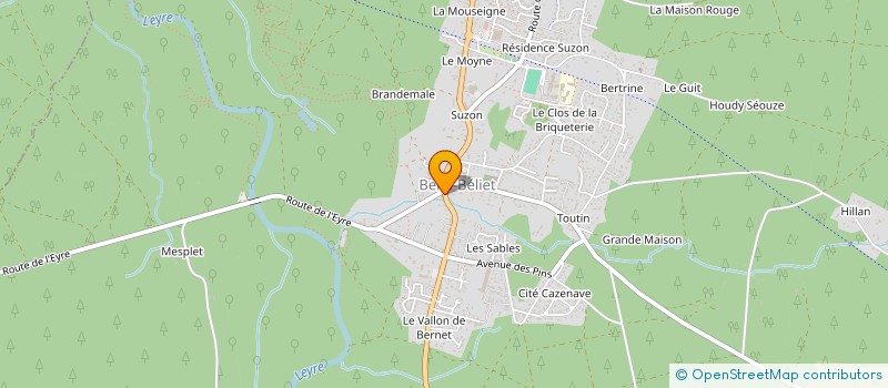 localisation de l'entreprise MONSIEUR LOIC SALAUN  BELIN-BELIET