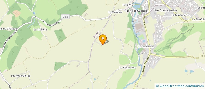 localisation de l'entreprise MONSIEUR LOIC SALAUN à SARGE SUR BRAYE