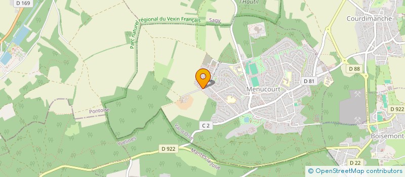 localisation de l'entreprise MONSIEUR LOIC SALAUN  MENUCOURT