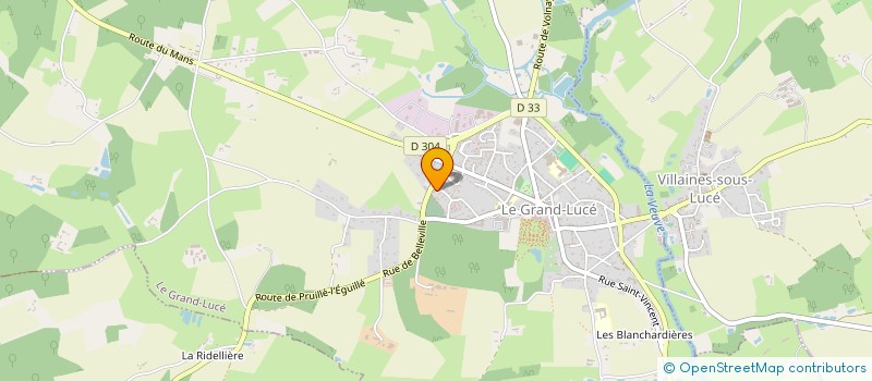 localisation de l'entreprise MONSIEUR LOIC SAMUEL CHAMPION  LE GRAND-LUCE